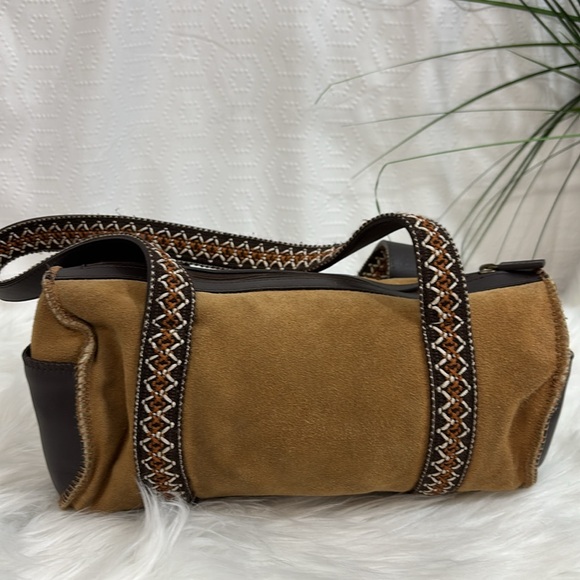 UGG Tan and Brown Mini Bag barrel purse - Picture 6 of 12